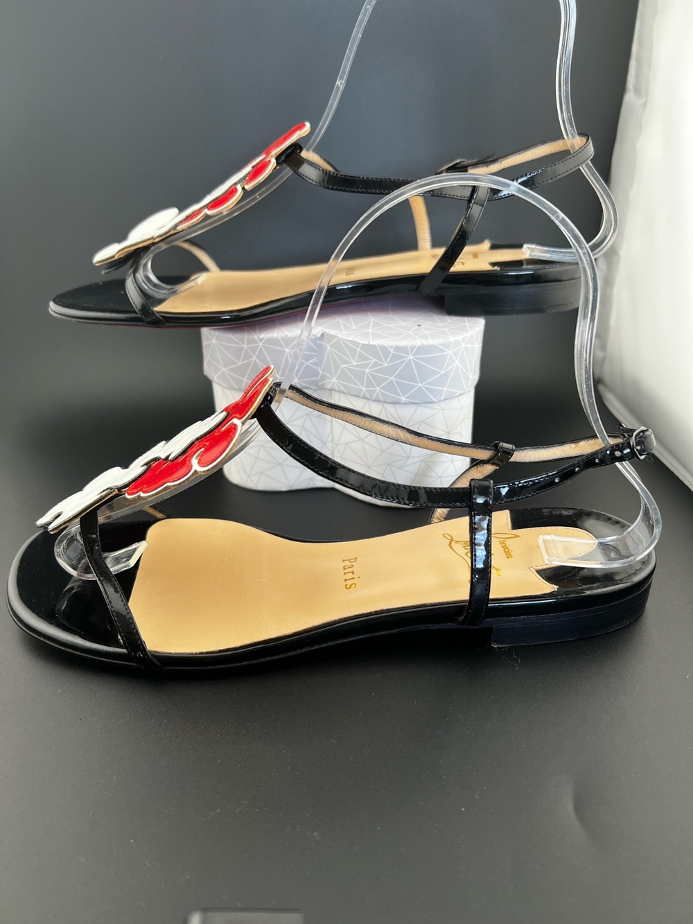 Christian Louboutin Cloudy Night Slingback Sandals - Picture 3 of 10